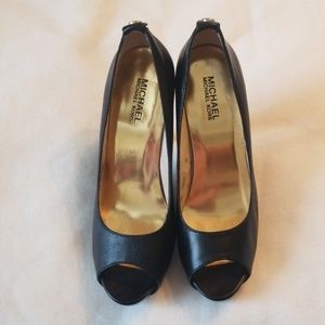 Michael Kors Peep Toe Pumps